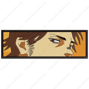Yami Eyes Embroidery Design - Black Clover Anime Embroidery Design