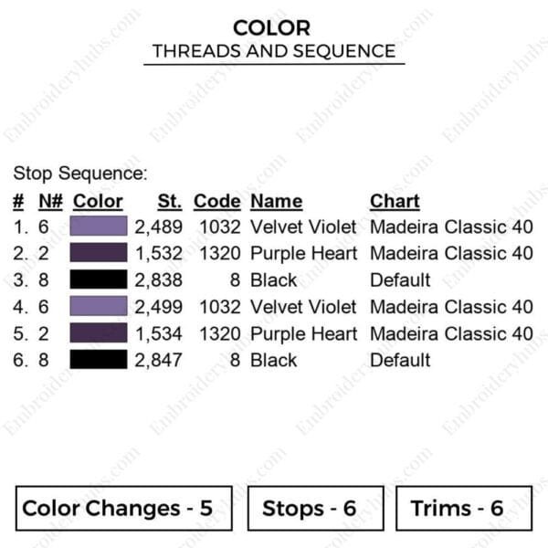 Rinnegan Eyes Embroidery Design - Naruto Anime Embroidery Design