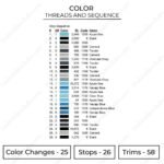 Porsche 911 Blue Embroidery Design - Car Embroidery Design