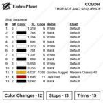 Straw Hat Logo Embroidery Design - One Piece Anime Embroidery Design