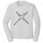 Luffy Chest Scar Embroidery Design - One Piece Anime Embroidery Design