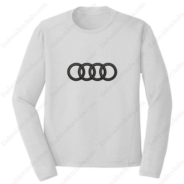 Audi Logo Embroidery Design - Car Embroidery Design