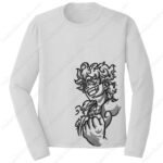 Luffy Gear5 Embroidery Design - One Piece Anime Embroidery Design