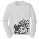 Zoro Attack Embroidery Design - One Piece Anime Embroidery Design