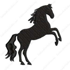 Horse Embroidery Design File -  Animal Embroidery Design