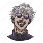 Gojo Satoru Embroidery Design - Jujutsu Kaisen Anime Embroidery Design