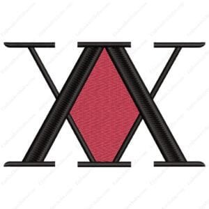 HxH Logo Embroidery Design - Hunter x Hunter Anime Embroidery Design