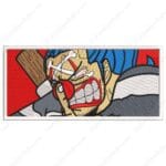 Buggy Embroidery Design - One Piece Anime Embroidery Design