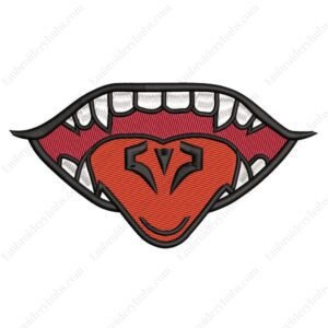Sukuna Mouth Embroidery Design - Jujutsu Kaisen Anime Embroidery Design