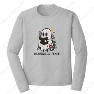 Reading in Peace Embroidery Design File - Reading Halloween