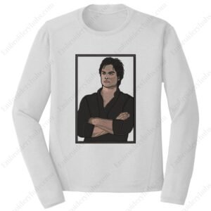 Damon Salvatore Embroidery Design