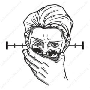 Kento Nanami Embroidery Design - Jujutsu Kaisen Anime Embroidery Design