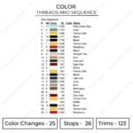 Ace Jump Embroidery Design - One Piece Anime Embroidery Design