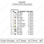 Zoro Smile Embroidery Design - One Piece Anime Embroidery Design