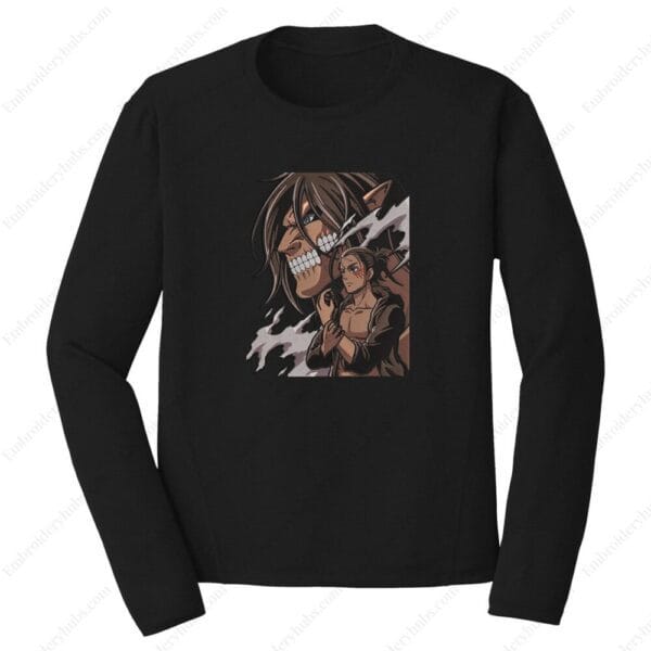 Eren Titan - Attack on Titan Embroidery Design