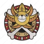 Thousand Sunny Embroidery Design - One Piece Anime Embroidery Design