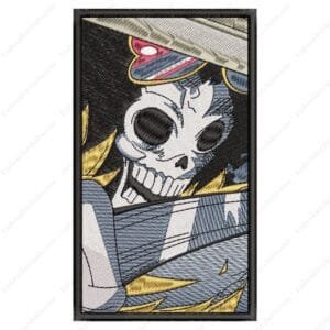 Brook Attack Embroidery Design - One Piece Anime Embroidery Design