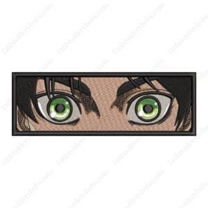 Eren Eyes- Attack on Titan Embroidery Design