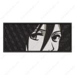 Mikasa Face - Attack on Titan Embroidery Design