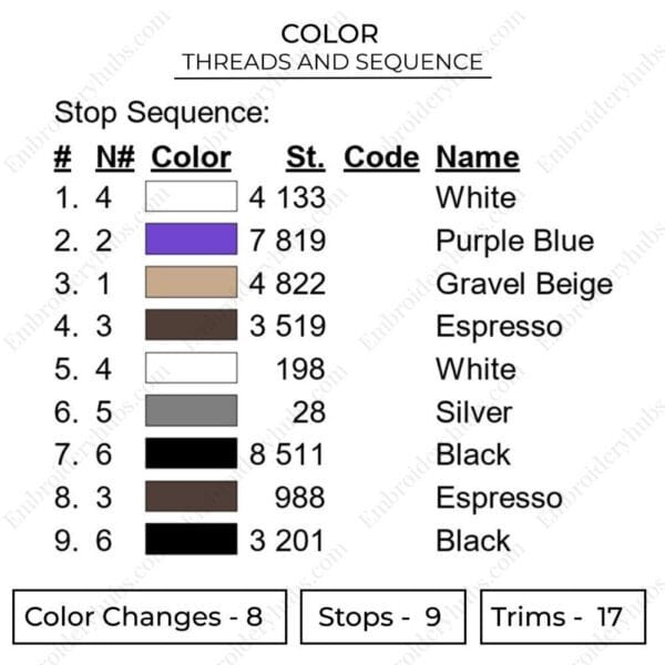 Yami Swoosh Embroidery Design - Black Clover Nike Anime Embroidery Design