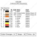 Ichigo Eyes Embroidery Design - Bleach Anime Embroidery Design