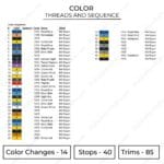 Kaido Dragon Swoosh Embroidery Design - One Piece Anime Nike Embroidery Design