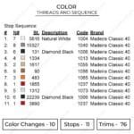 Ichigo Hollow Embroidery Design - Bleach Anime Embroidery Design