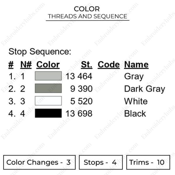 Makima Bang Embroidery Design - Chainsaw Man Anime Embroidery Design