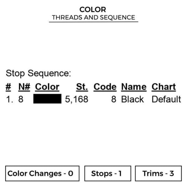 Death Note Embroidery Design - Death Note Anime Embroidery Design