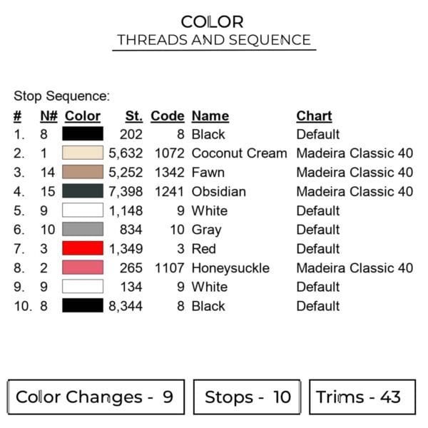 Yor Eyes Embroidery Design - Spy x Family Anime Embroidery Design