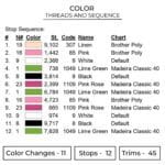 Mitsuri Eyes Embroidery Design - Demon Slayer Anime Embroidery Design