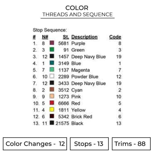 Tanjiro Rage Embroidery Design - Demon Slayer Anime Embroidery Design