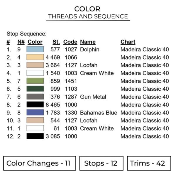 Inosuke Eyes Embroidery Design - Demon Slayer Anime Embroidery Design