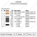 Gyomei Eyes Embroidery Design - Demon Slayer Anime Embroidery Design