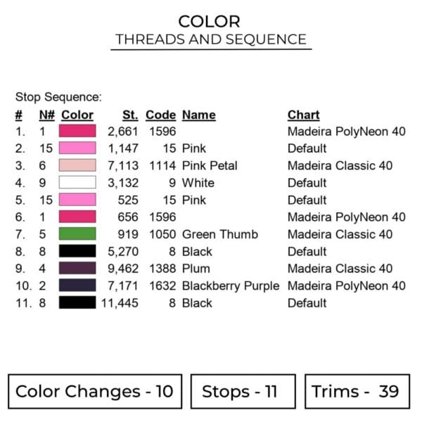 Nezuko Embroidery Design - Demon Slayer Anime Embroidery Design