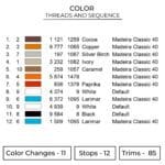 Zenitsu Attack Embroidery Design - Demon Slayer Anime Embroidery Design