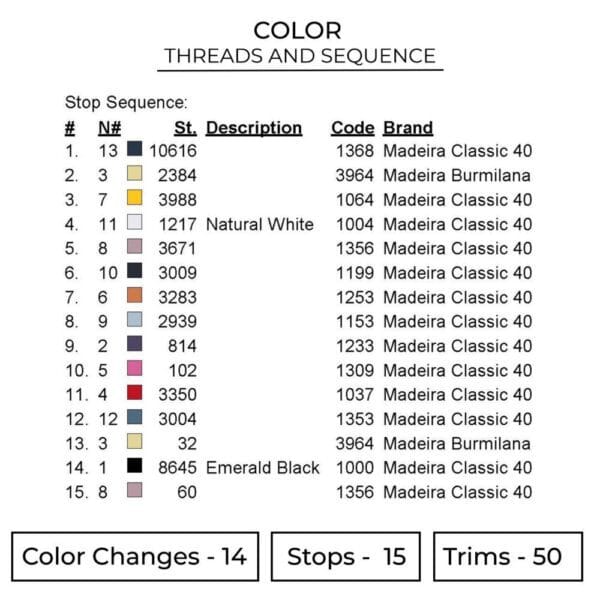 Rengoku Uzui Embroidery Design - Demon Slayer Anime Embroidery Design