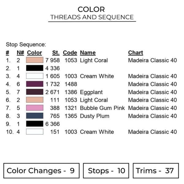 Tanjiro Eyes Embroidery Design - Demon Slayer Anime Embroidery Design