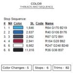 Water Style Sword Embroidery Design - Demon Slayer Anime Embroidery Design