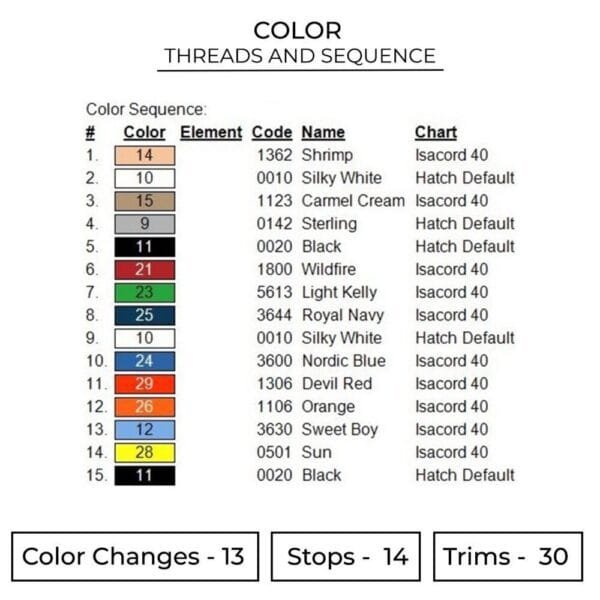 Tanjiro Breathing Styles Embroidery Design - Demon Slayer Anime Embroidery Design