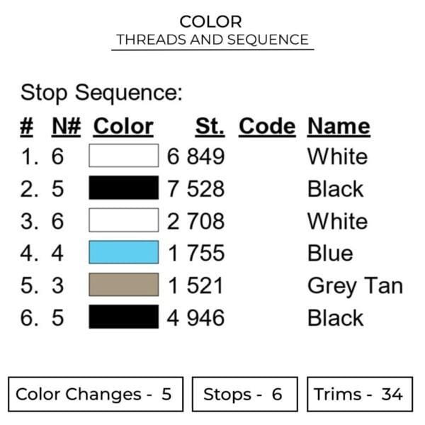 Inosuke Swords Embroidery Design - Demon Slayer Anime Embroidery Design