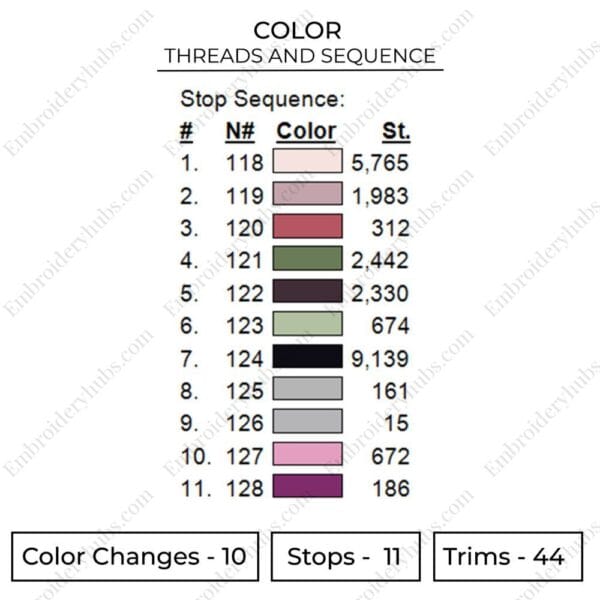 Nezuko Embroidery Design - Demon Slayer Anime Embroidery Design