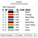 Uzui Swords Embroidery Design - Demon Slayer Anime Embroidery Design