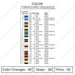 Tanjiro Attack Embroidery Design - Free Demon Slayer Anime Embroidery Design