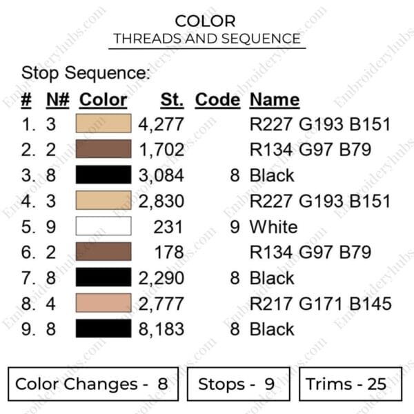 Ryomen Sukuna Embroidery Design - Jujutsu Kaisen Anime Embroidery Design