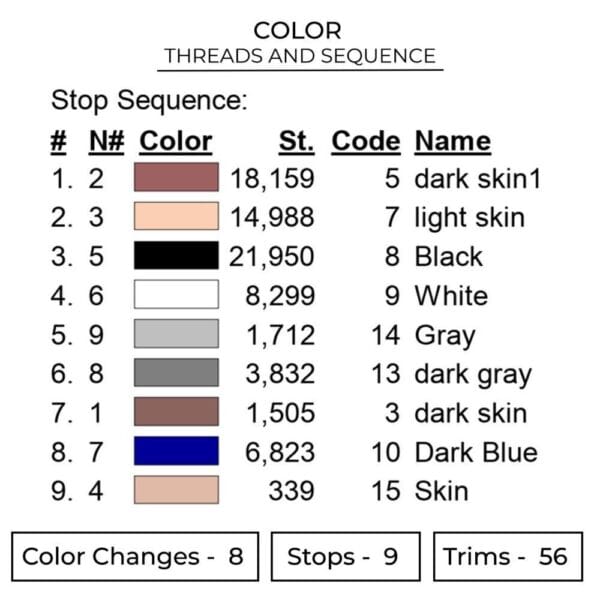 Itadori Gojo Embroidery Design - Jujutsu Kaisen Anime Embroidery Design