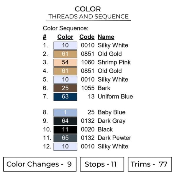 Geto Smile Embroidery Design - Jujutsu Kaisen Anime Embroidery Design