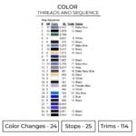 Gojo Satoru Embroidery Design - Jujutsu Kaisen Anime Embroidery Design