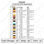 Aang Power Embroidery Design - Avatar Anime Embroidery Design