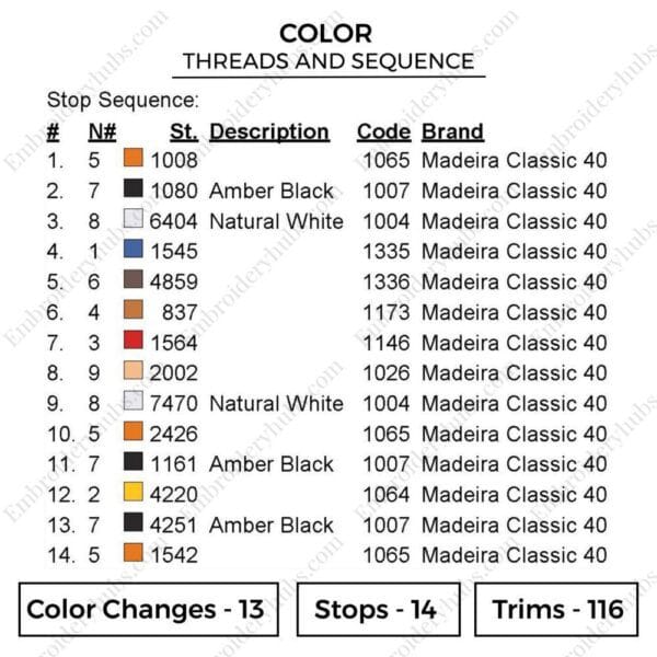 Aang Power Embroidery Design - Avatar Anime Embroidery Design